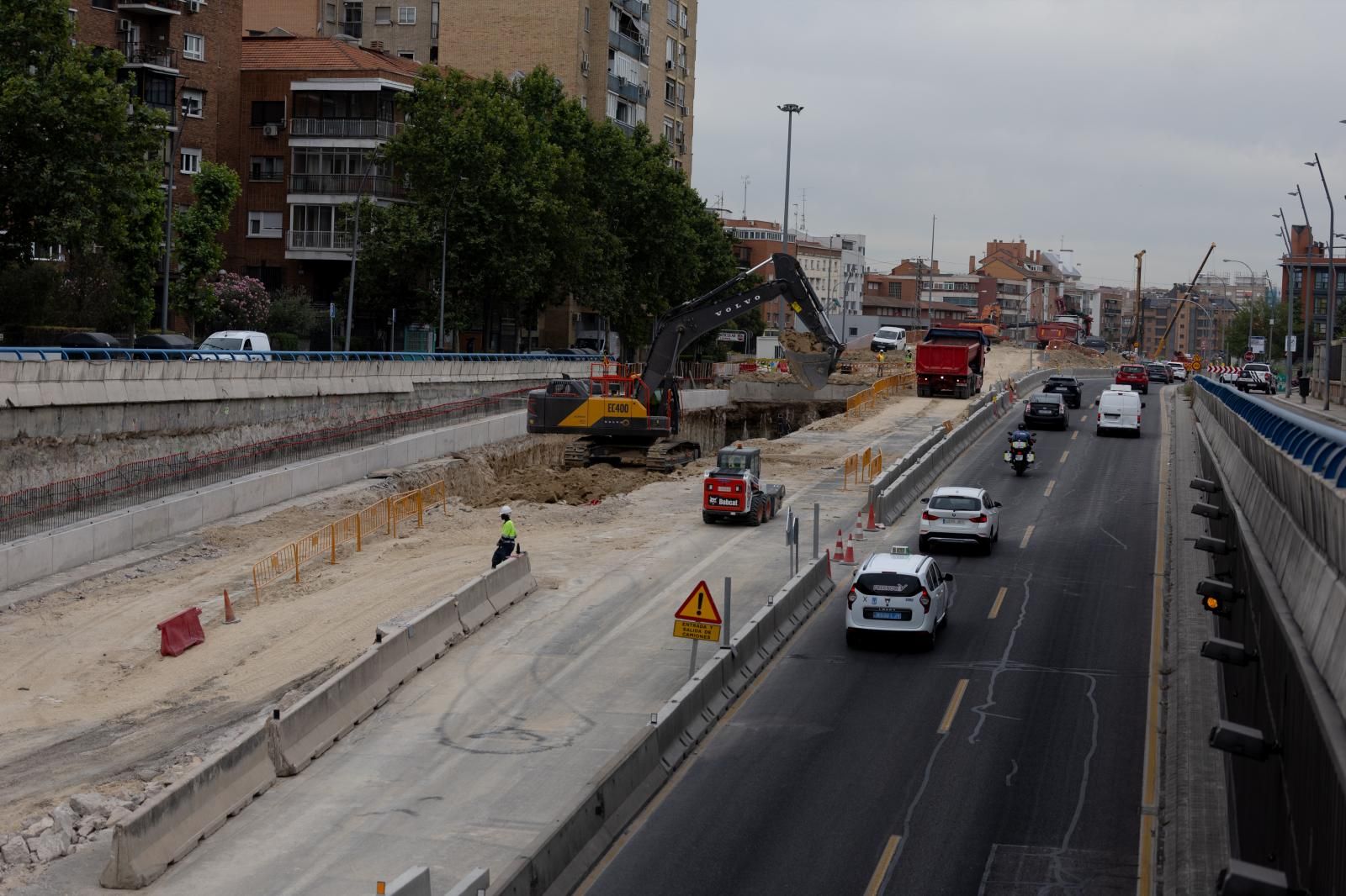 El nuevo desvío por el soterramiento de la A-5 entre Sanchorreja y Batán ya es una realidad