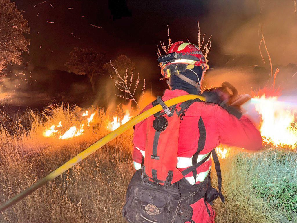 Imagen secundaria 2 - La noche del incendio en Tres Cantos