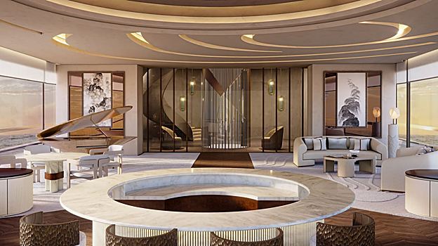 Imagen de uno de los salones interiores