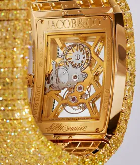 Becks calculadora Completo 20 millones de dólares y 425 diamantes amarillos: así es uno de los relojes  más caros del mundo