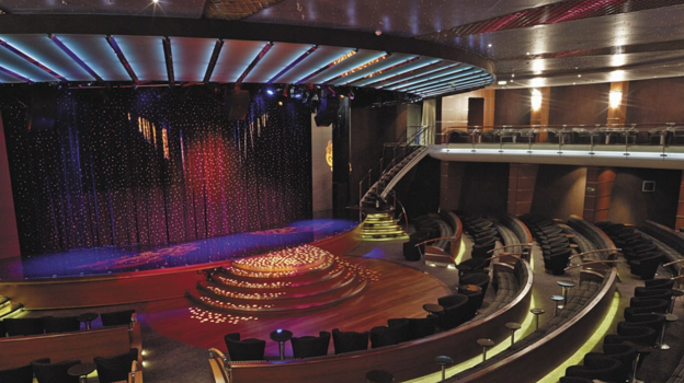 Imagen del teatro del barco Seven Seas Mariner