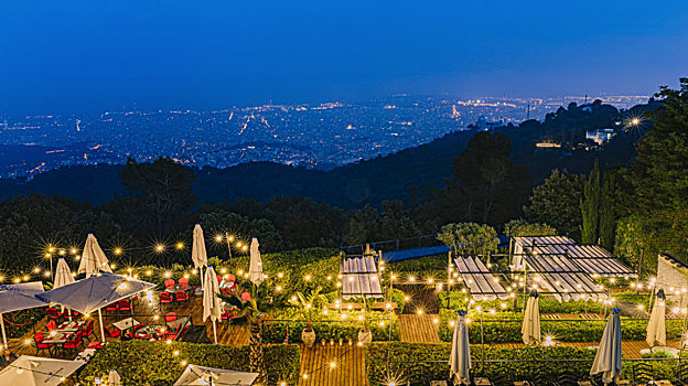 Vistas desde una de las terrazas del complejo
