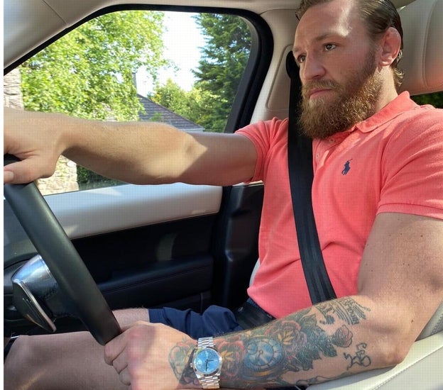 Conor McGregor con el Rolex Day-Date 40 Platinium