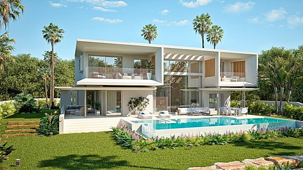 Una de las villas de The Gallery by Minotti Marbella