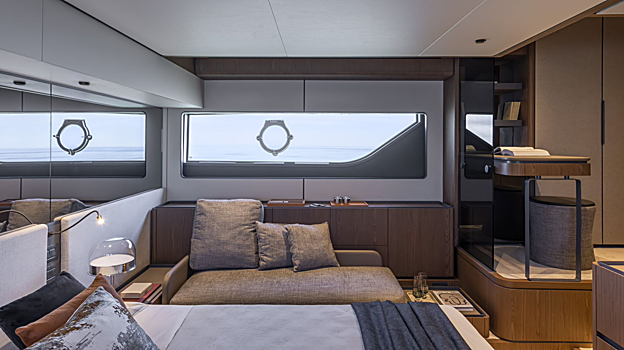 Imagen de la suite principal de la cubierta inferior