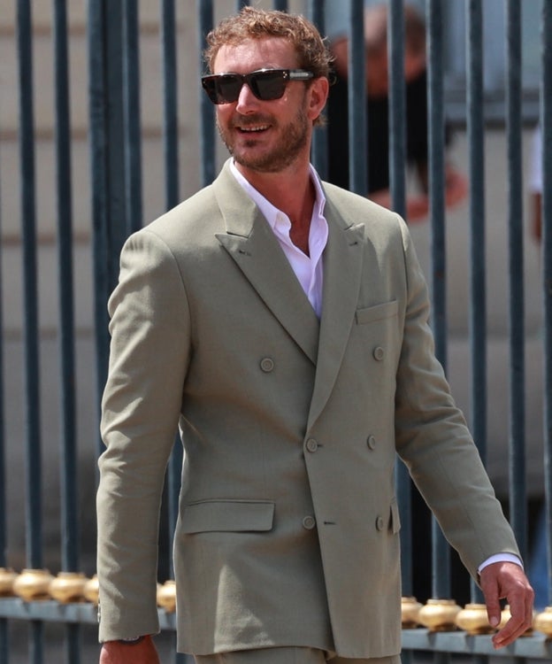 Pierre Casiraghi en el desfile de Dior en París en junio de 2023