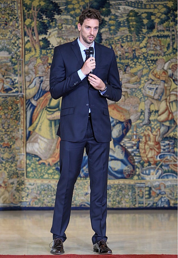 El exjugador de baloncesto Pau Gasol