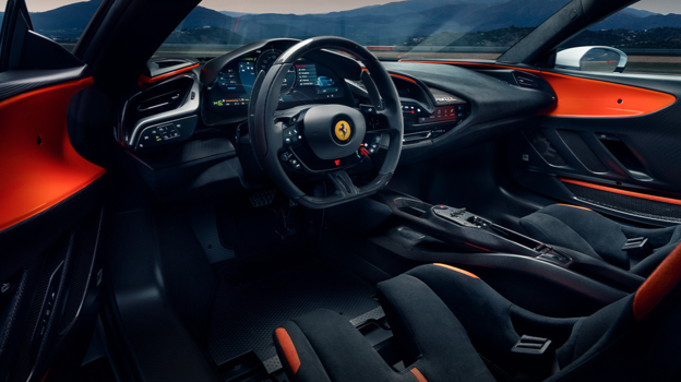 Imagen del interior de los nuevos Ferraris SF90 XX