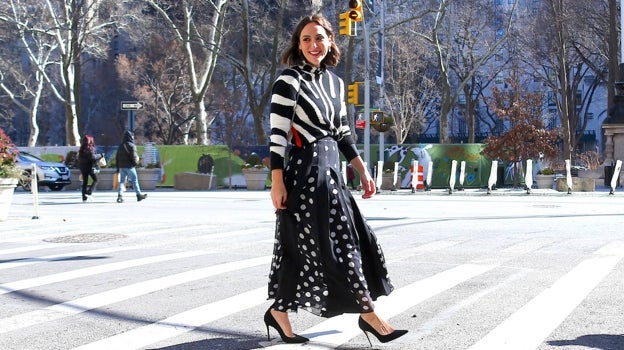 Tamara Falcó, vestida de Carolina Herrera, la marca que lucirá en su boda.