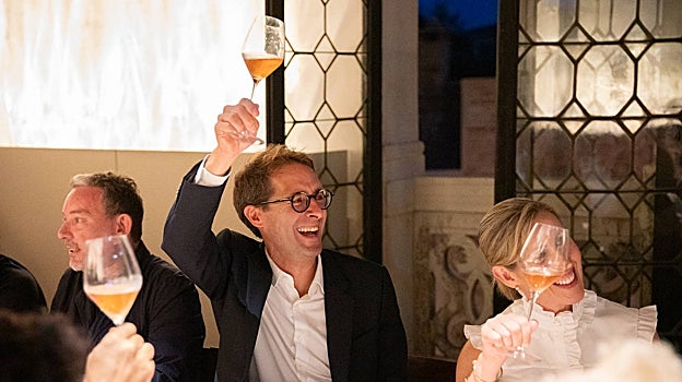 Vincent Chaperon, el jefe de bodega de Dom Pérignon durante la presentación de la nueva añada el mes mes de junio en Venecia.
