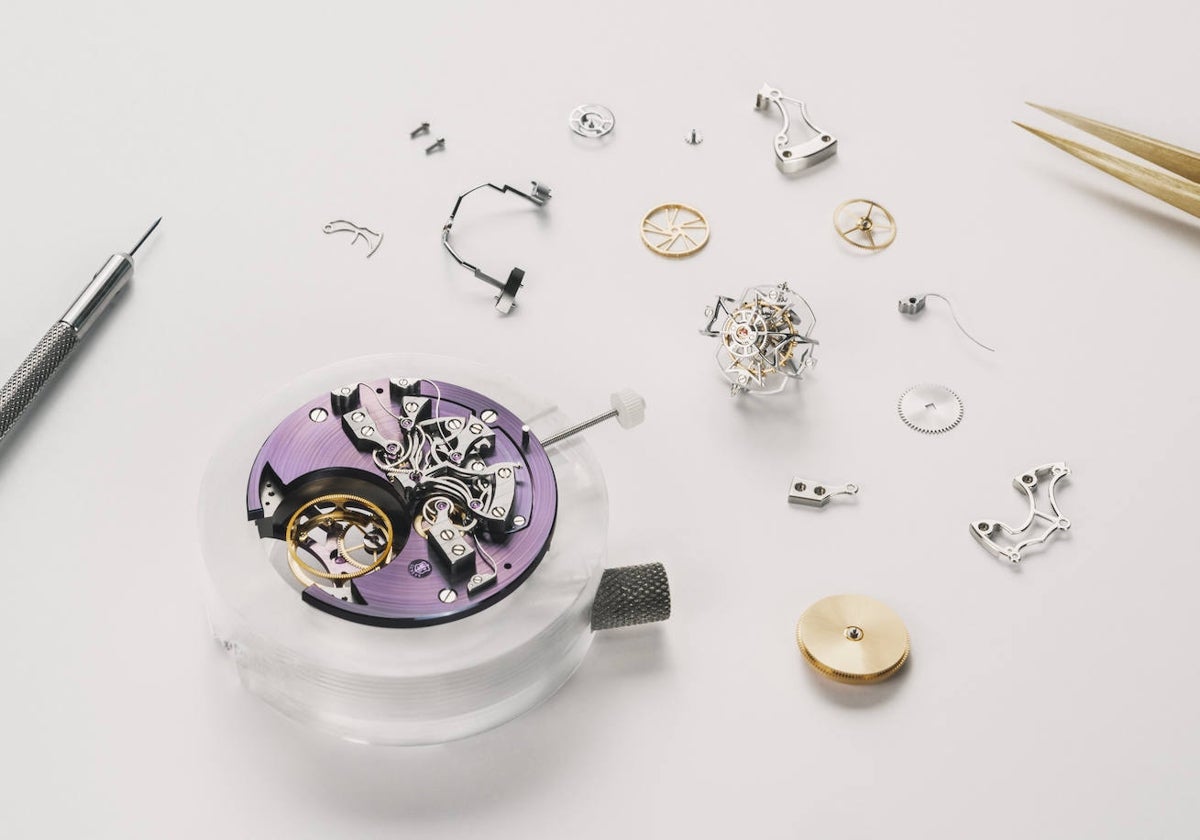 Las piezas del reloj Les Cabinotiers Armillary Tourbillon