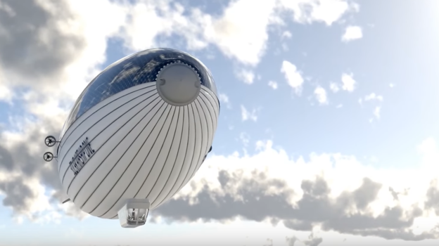 Este dirigible contará con una envoltura de paneles solares para obtener energía