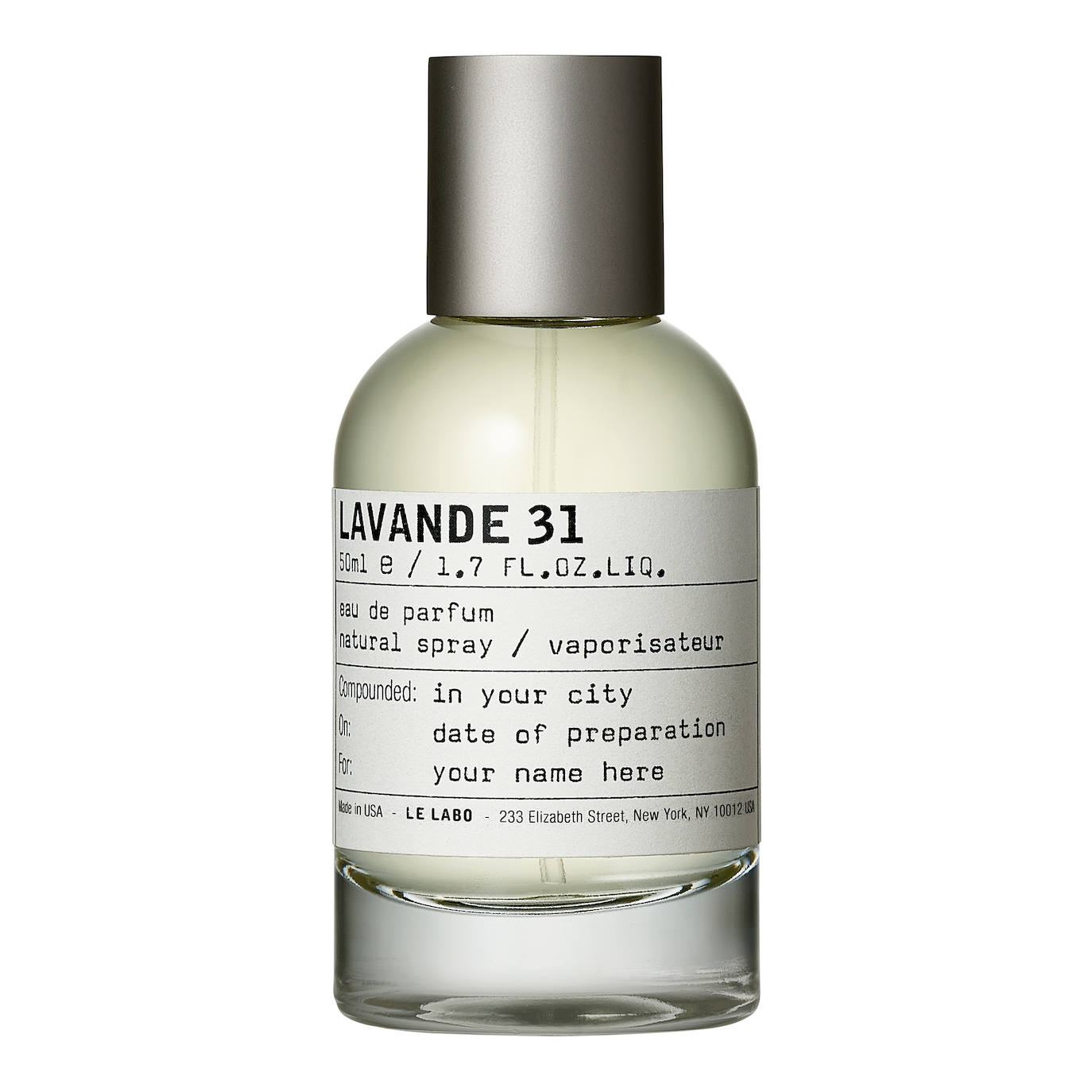 Lavande 31 de Le Labo (198 €, 50 ml). Sus aceites esenciales de bergamota y flores de naranjo le dan un despegue fresco para revelar una lavanda de la pureza más grande, donde solo los botones florales se destilan, dándole a la creación verticalidad e intensidad. Su base es puramente Le Labo: notas de ámbar, terrosas y almizcladas, combinadas con notas de tonka. Una lavanda completamente diferente.