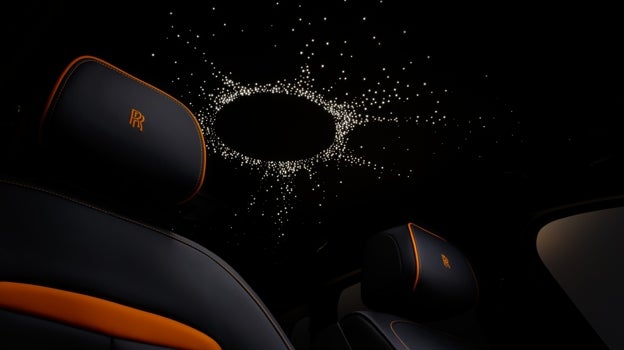 Image of a fully customized Starlight ceiling