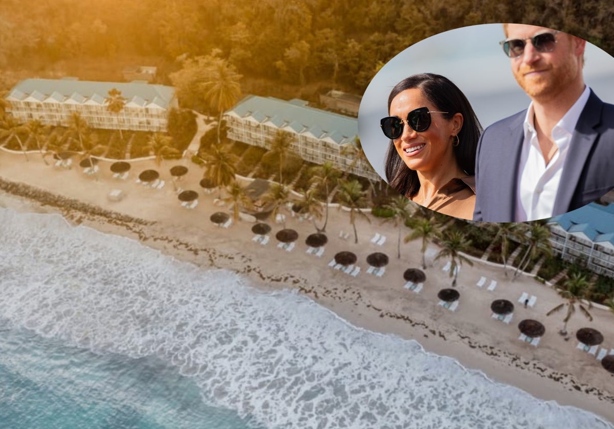 La paradisíaca isla a la se han escapado Meghan Markle y el príncipe Harry