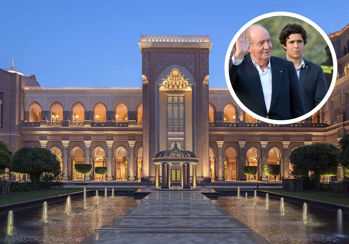 Don Juan Carlos I y Froilán de Marichalar han estado juntos en uno de los hoteles más lujosos del mundo, situado en Abu Dabi.