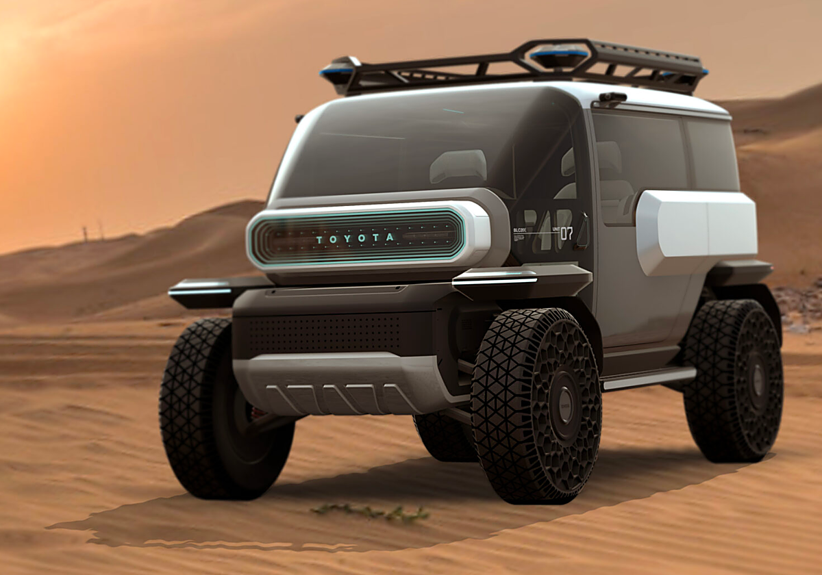 Así es el Baby Lunar Cruiser, un todoterreno de Toyota para moverse por la superficie lunar