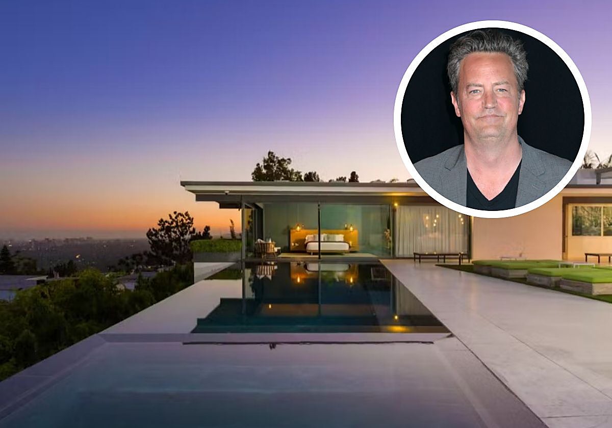 Matthew Perry compró hace solo unos meses una casa en Los Ángeles por 5 millones de dólares.