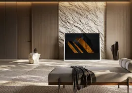 Loewe Iconic, un televisor de lujo hecho con piedra