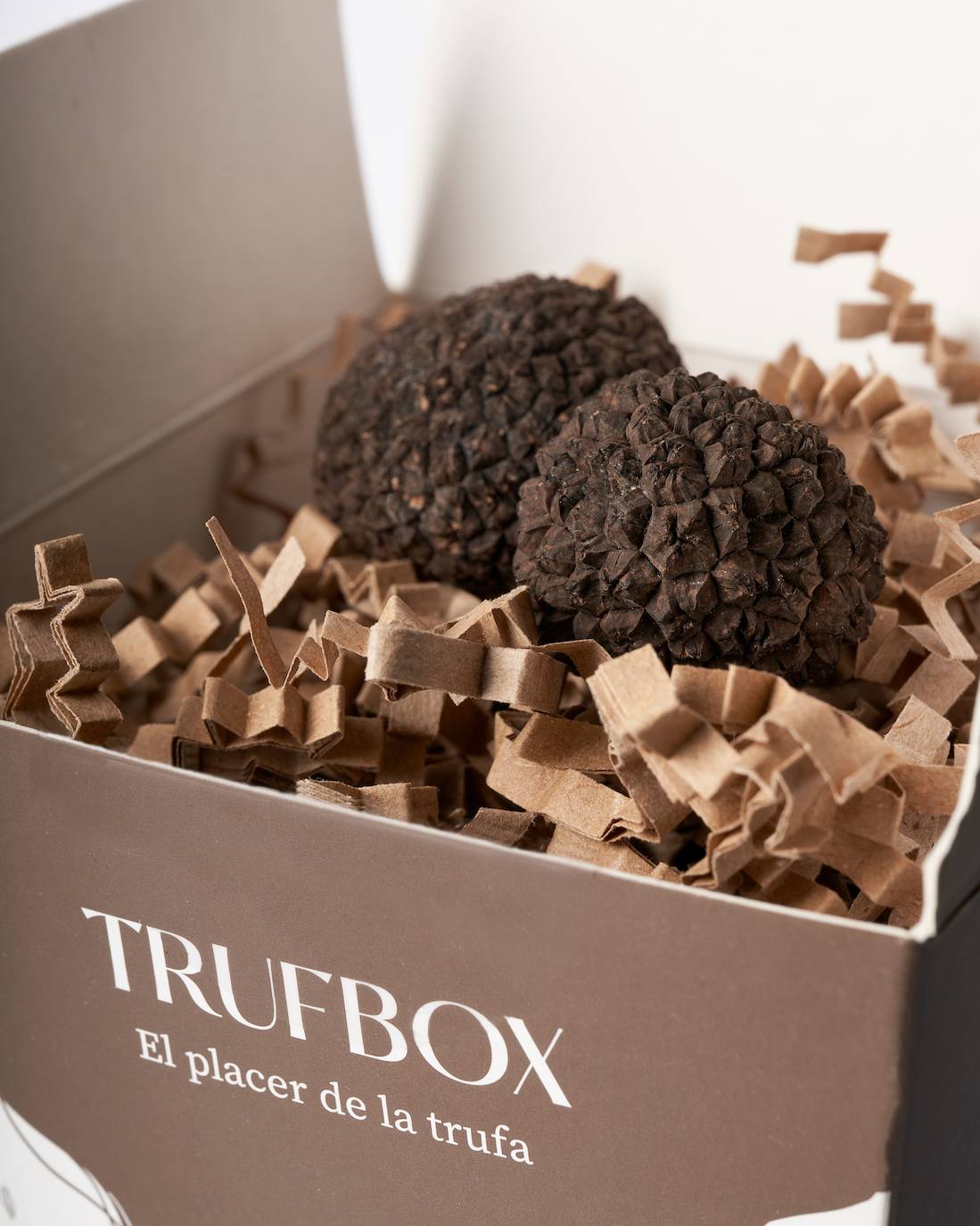 La trufa es otro de los ingredientes estrella en las mesas más exclusivas. Desde Trufbox proponen adquirirla online y a domicilio facilitando así los tiempos y las compras navideñas. La empresa burgalesa envía a domicilio en 24 horas y garantiza qeu el producto está en su momento óptimo de maduración. La trufa negra fresca llega en un packaging a la altura de la joya gastronómica, tiene que pesar entre 30 y 100 gramos y su precio parte de los 40€ (40gr). Este año, como novedad, la empresa presenta su nueva línea de productos gourmet a base de trufa negra que se convierten en el complemento perfecto para regalar a los amantes de este tesoro.