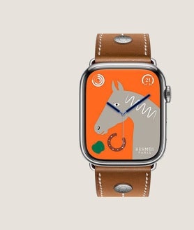 Imagen secundaria 2 - La colaboración con Hermès es una de las ediciones más exclusivas del Apple Watch, su precio parte de los 1.399 euros