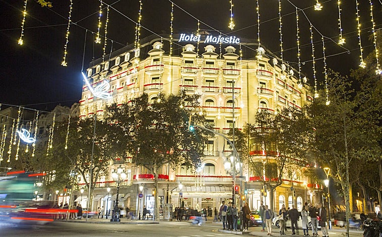 Imagen principal - Hotel Majestic, un emblema en el Paseo de Gracia de Barcelona
