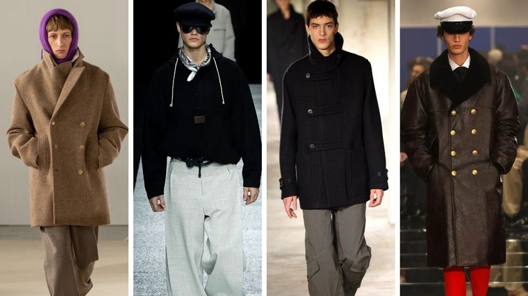 Modelos de Auralee, Emporio Armani, Dries van Notes y Prada