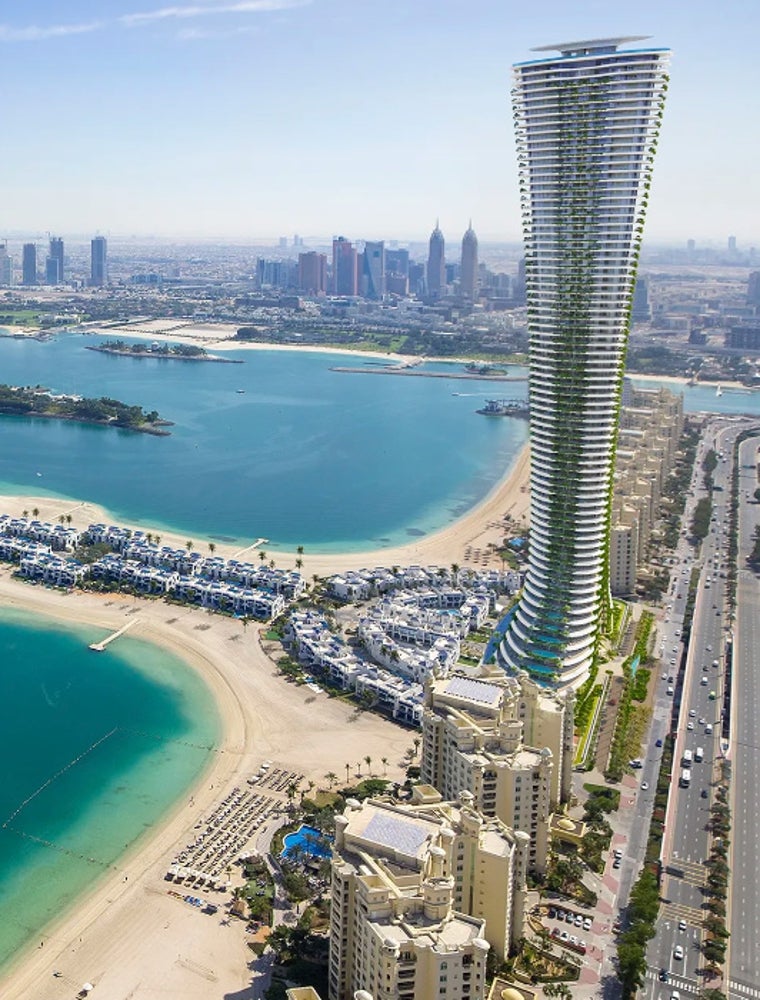 Como Residences en Pal Jumeirah, un edificio de más de 300 metros de altura y 71 pisos