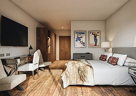 Imagen secundaria 1 - El renovado Maribel ofrece 29 habitaciones y suites, la mayoría con vistas a lamontaña. 