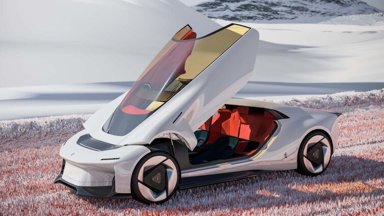El coche del futuro de Pininfarina es de lujo y está impulsado por hidrógeno
