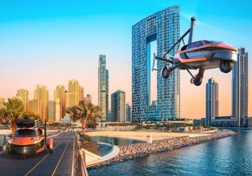 100 coches voladores surcarán el cielo de Dubái en 2025