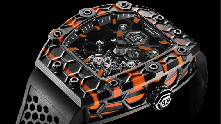 Uno de los nuevos modelos de The Crypto King Flying Tourbillon