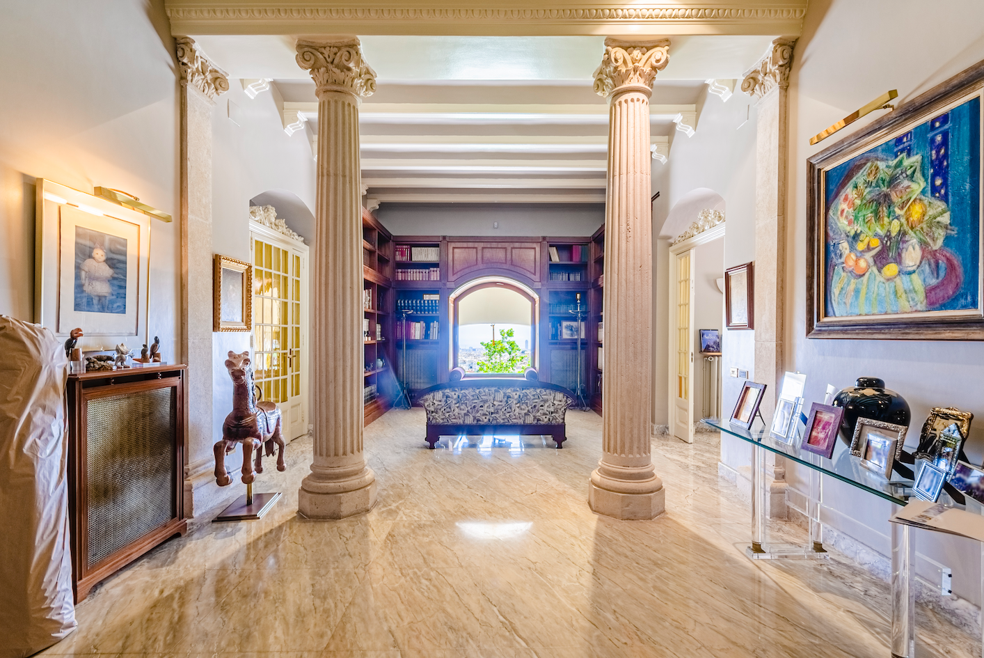 La vivienda se construyó en 1904 y se ha sometido a diferentes ampliaciones, así como a una renovación total en 1990 