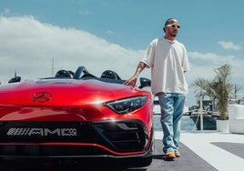 Así es el exclusivo Mercedes AMG con el que Hamilton sorprendió a todos en Mónaco