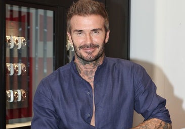 David Beckham revoluciona Barcelona para inaugurar una nueva boutique relojera de lujo