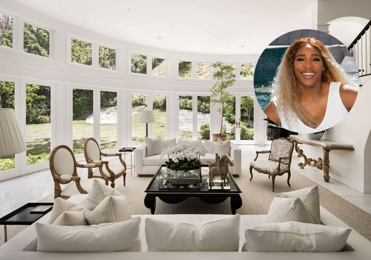 Así es la casa de Bel Air en la que vivió Serena Williams que se vende por 12,5 millones de euros