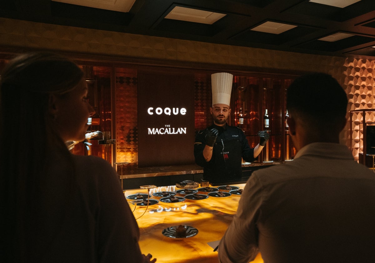 Así es el nuevo menú degustación de casi 2.000 euros del restaurante Coque y The Macallan