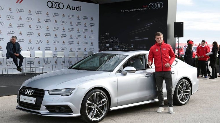 Toni Kroos con un Audi