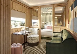 Así es el primer tren con suites de lujo para recorrer Inglaterra y Gales