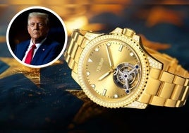 Un reloj de Donald Trump de oro y diamantes a la venta por 95.000 euros