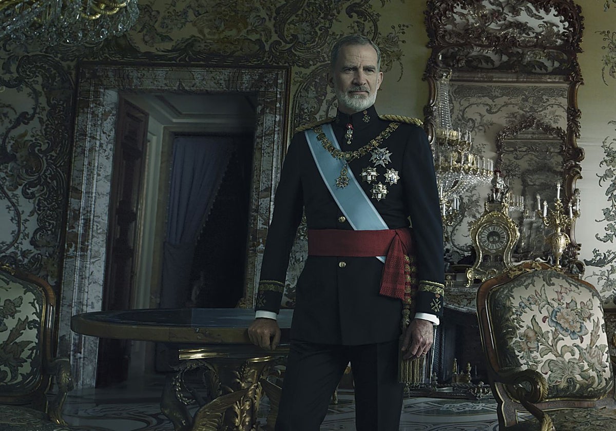 El retrato de Felpe VI realizado por Annie Leibovitz.