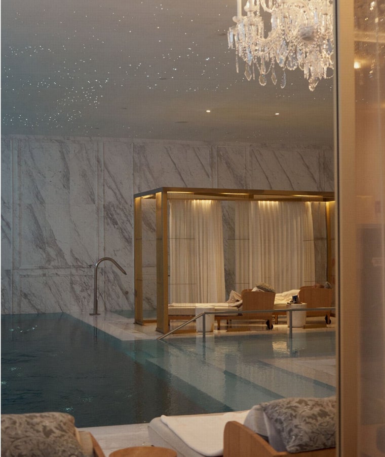 El espacio wellnes del Mandarin Oriental Ritz de Madrid.