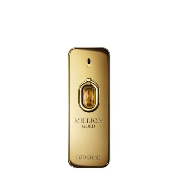 Million Gold Elixir de Rabanne (148,50 €, 100 ml). Una nueva versión más audaz y rica, creada por Christophe Raynaud y Quentin Bisch, perfumistas de Million Gold Eau de Parfum Intense. Juntos, componen un elixir de gran concentración, mezclando ingredientes nobles para crear una firma ambarada, amaderada y especiada, realzada con una vainilla licorosa en versión XL. El frasco honra la tradición de Million, con la forma icónica del lingote dorado, emblema de la colección. En esta ocasión, el frasco brilla con más intensidad como símbolo último del éxito, luciendo una nueva piedra preciosa de ámbar rodeada por el XL Link que refleja la intensidad y profundidad de la fragancia que contiene.
