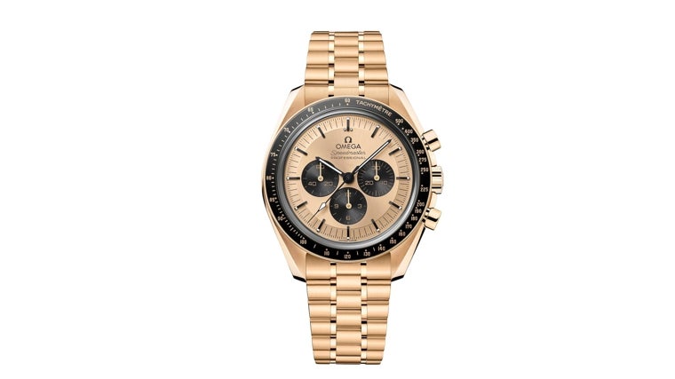 Speedmaster Moonwatch Professional Oro Moonshine de Omega.