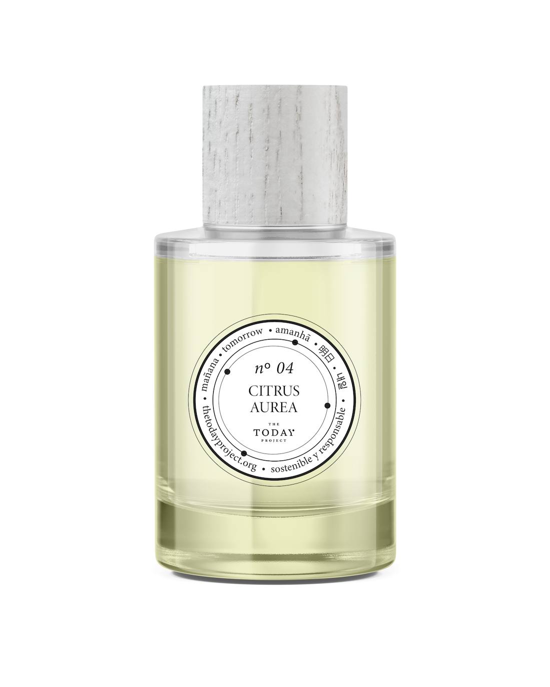 Citrus Aurea de The Today Project (177 €, 100 ml). De familia olfativa: verde-cítrica-marina, es un perfume elegante, cálido y sofisticado. Abre con vibrantes notas de cardamomo, hojas verdes y bergamota de Calabria, le sigue un corazón en el que las hojas verdes de violeta se combinan con notas acuáticas e higo dulce y el fondo se despliega con madera de guayaco, pachulí y almizcle.