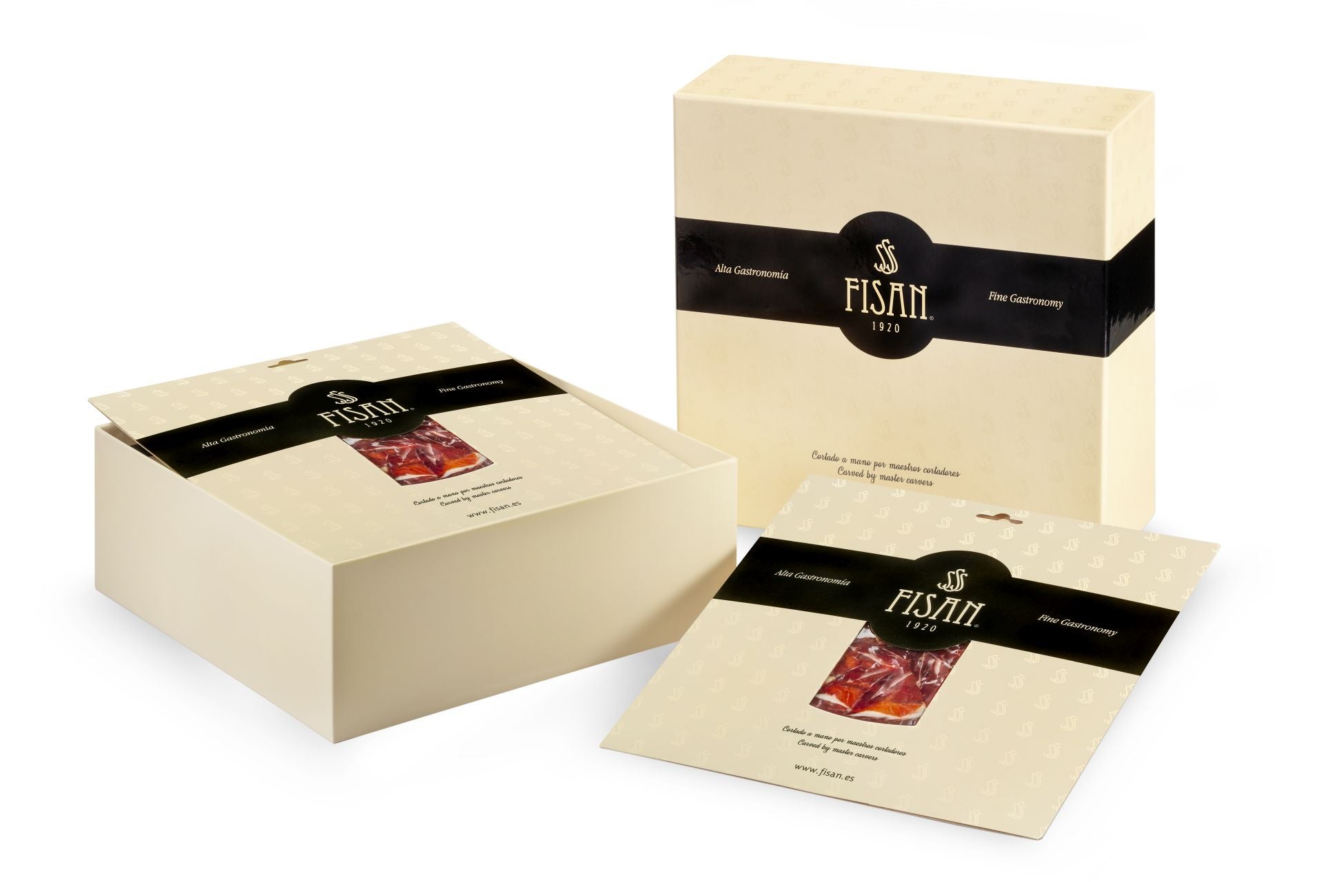 Ibéricos de lujo. No hay padre al que no se le conquiste por el estómago y un buen ibérico será infalible para ello. Desde Fisan proponen un pack de Jamón de Bellota Alta Gastronomía Deluxe, que incluye 10 sobres de 100g de Jamón de Bellota Ibérico 75% raza ibérica, un jamón curado durante meses en las bodegas que se presenta en una elegante caja deluxe, diseñada para resaltar la exclusividad de un producto inimitable. Precio: 249 euros
