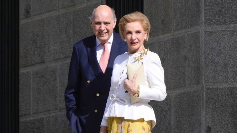 Carolina Herrera y Reinaldo Herrera