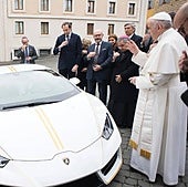 El Lamborghini del Papa Francisco que un murciano compró por 810.000 euros