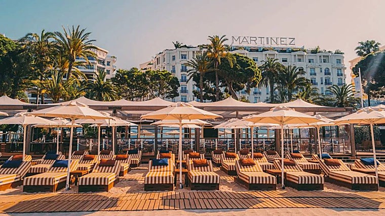 Beach club del Hotel Martinez