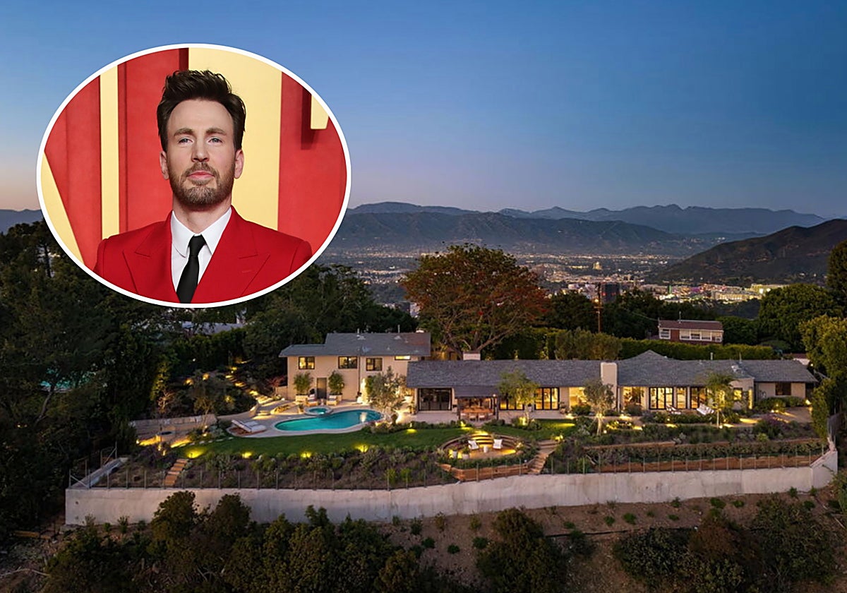 Así es la propiedad que Chris Evans ha puesto a la venta en el codiciado barrio de Hollywood Hills